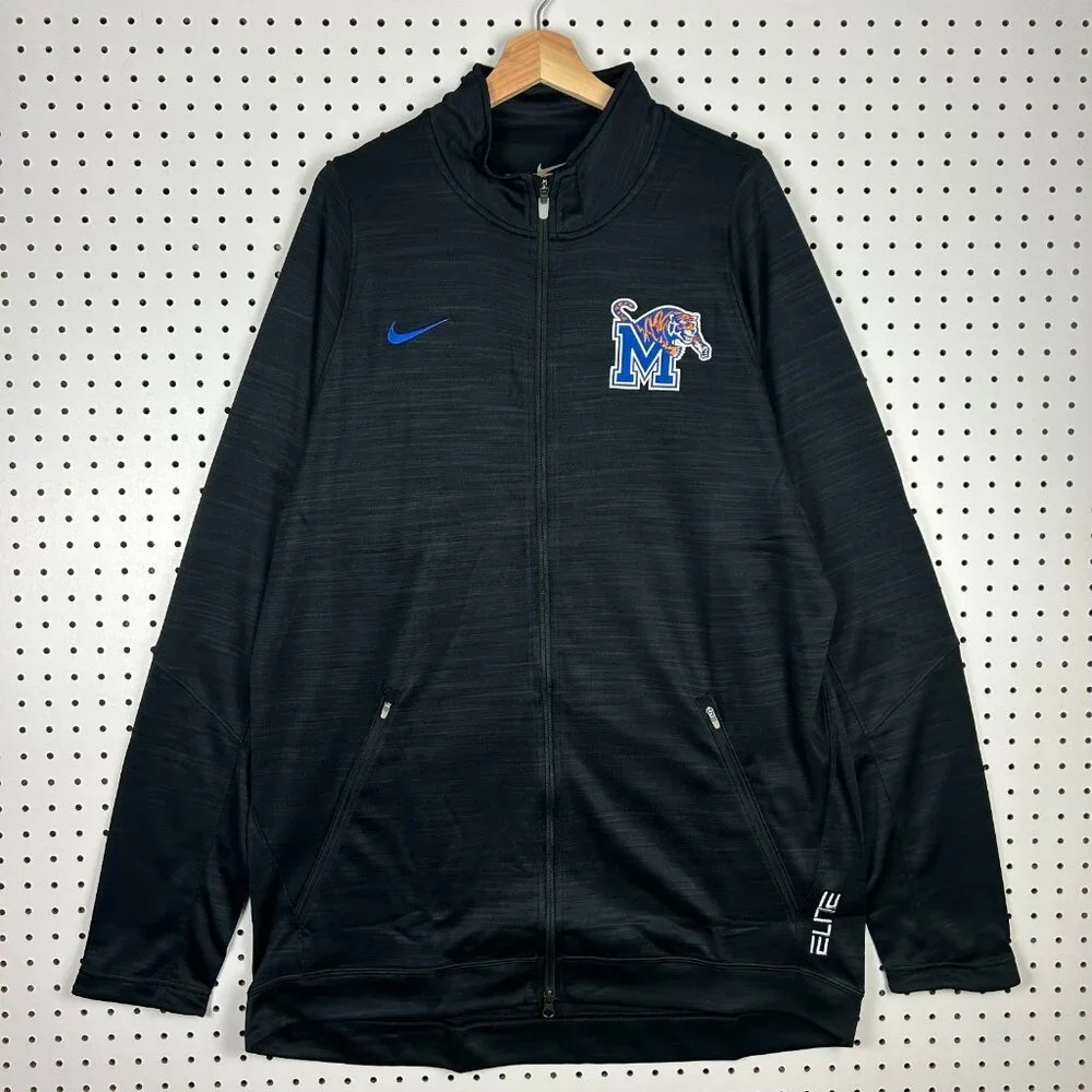 Nike Memphis Tigers Jacket XXLT Basketball‎ Team Issued PE Penny Elite Gray Blue